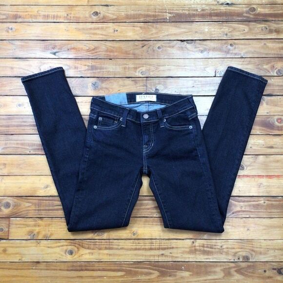 TEXTILE Elizabeth and James Debbie dark blue skinny low rise sexy jeans size 25 - Picture 2 of 11